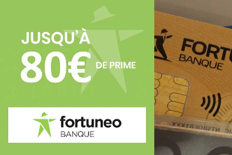 Fortuneo vous offre 80€